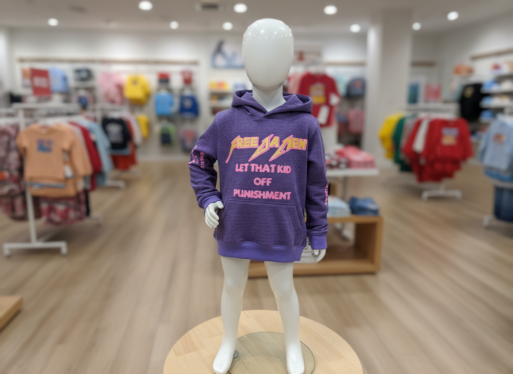 Free Da Men Kids Star Hoodie