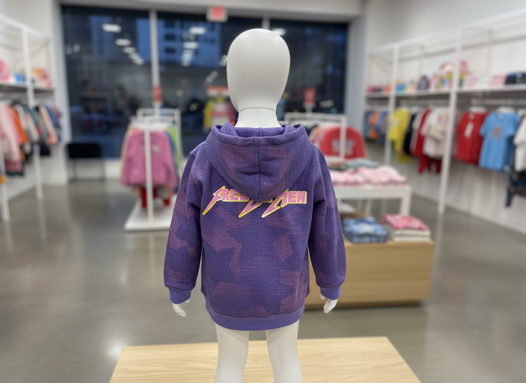 Free Da Men Kids Star Hoodie