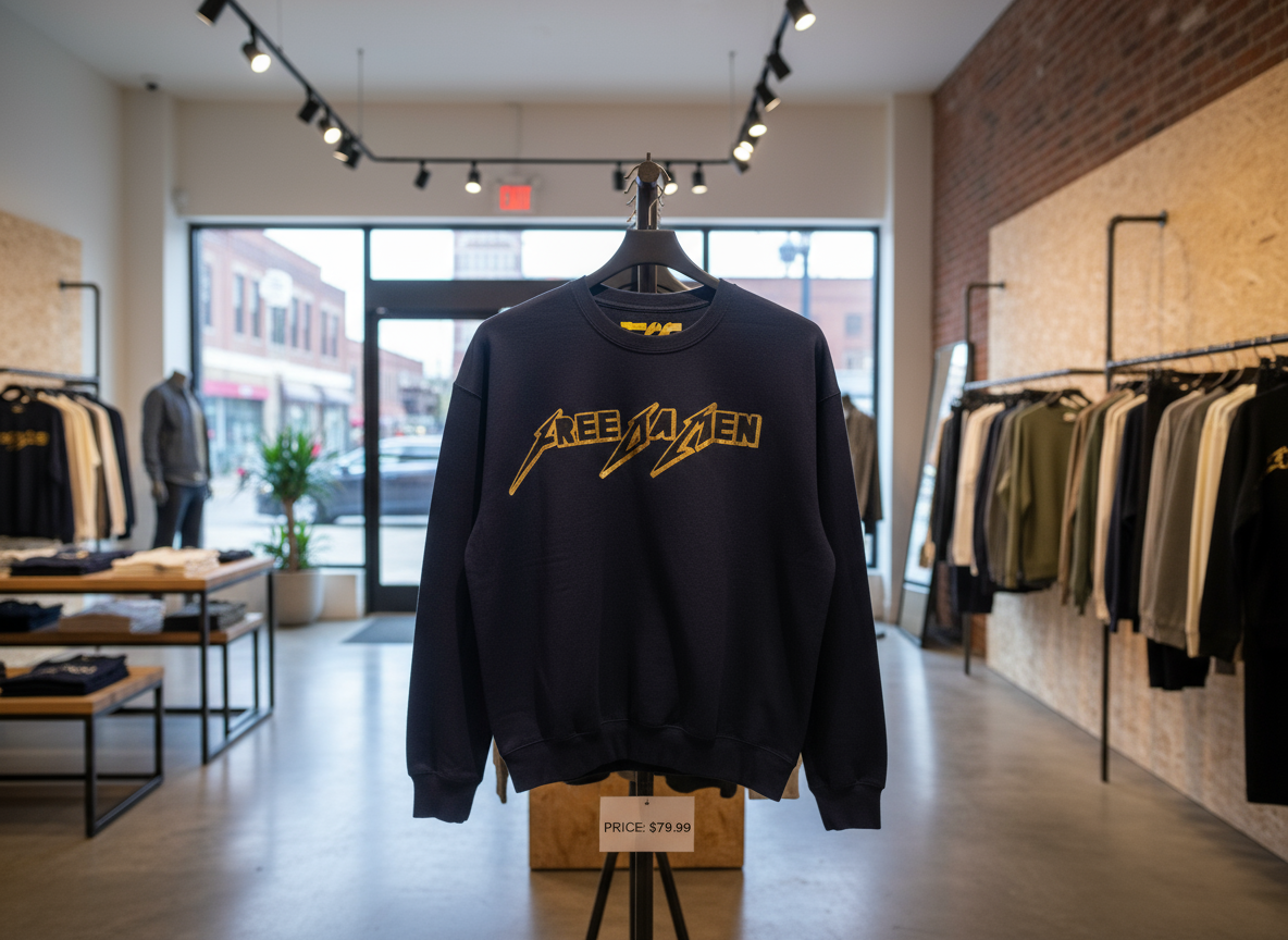 Free Da Men Royal Blue Waffle Back