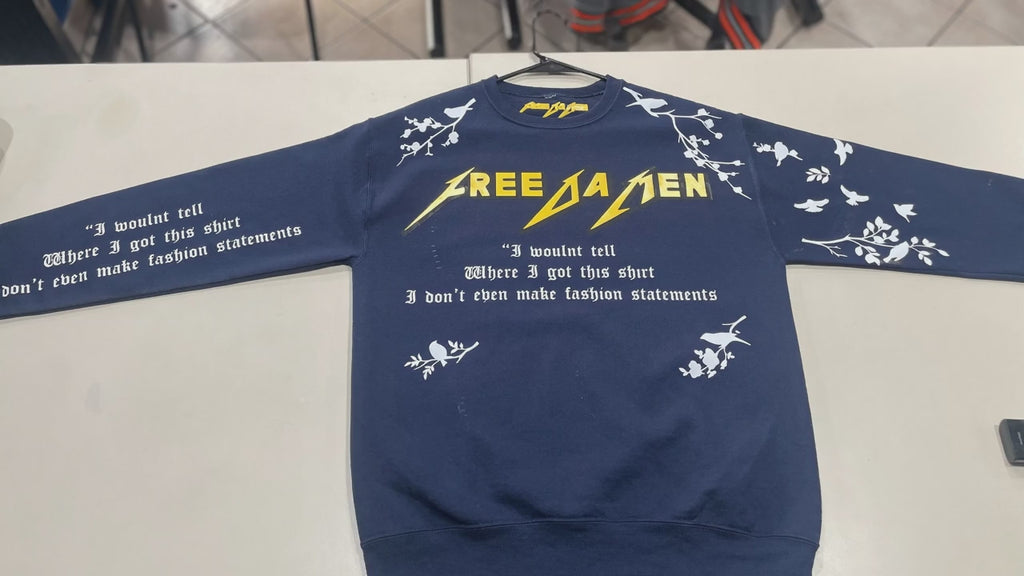 Free Da Men Royal Blue Starback