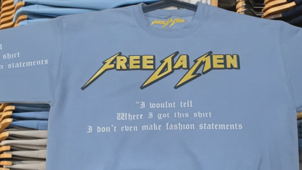 Free Da Men Powder Blue Starback