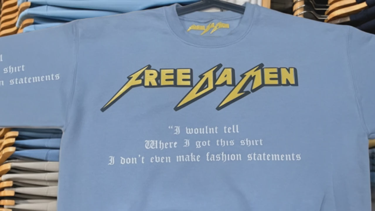 Free Da Men Powder Blue Starback