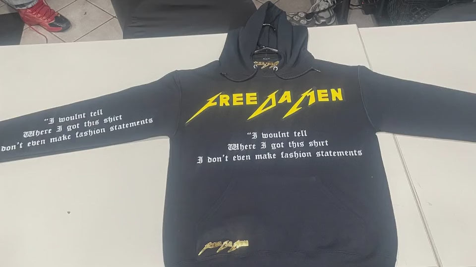 Free Da Men Black Starback Hoodie